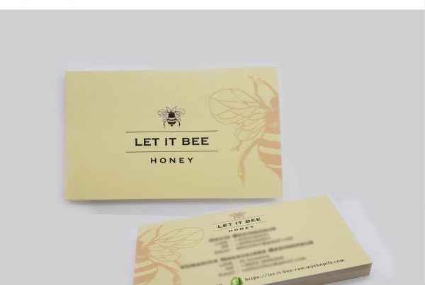 ตัวอย่างงานพิมพ์นามบัตร Unity printing