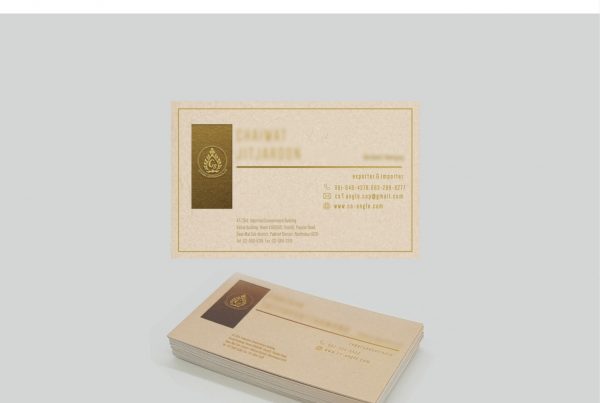 ตัวอย่างงานพิมพ์นามบัตร Unity printing