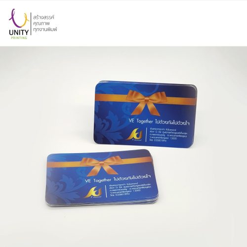 ตัวอย่างงานพิมพ์นามบัตร Unity printing