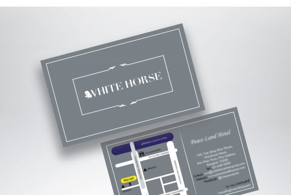 ตัวอย่างงานพิมพ์นามบัตร Unity printing