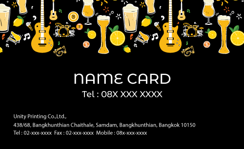 แบบ นามบัตร unityprinting AW-05