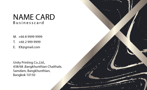 แบบ นามบัตร unityprinting AW-08